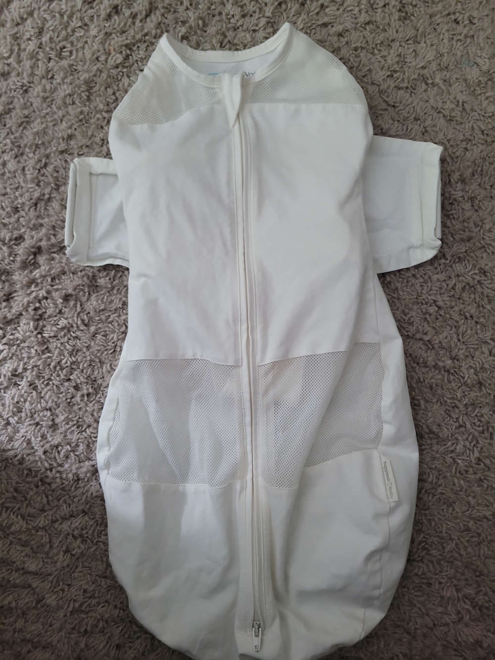happiest baby Sleepea 5-Second Swaddle White Baby 2-4M